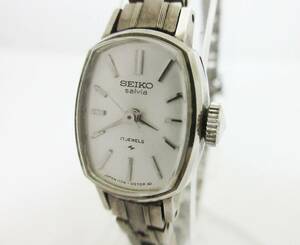 MA(C46)【手巻き腕時計】セイコー・サルビア★SEIKO Salvia 1104-3030★レディース腕時計 ビンテージ レトロ ウォッチ★中古★