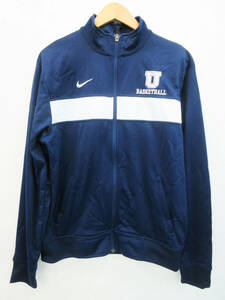 N(L458)[ jersey ] Nike NIKE U BASKETBALL* jersey sport wear basketball wear * size M* navy * used *