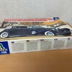 ■ITALERI イタレリ 1/24 CADILLAC FLEETWOOD フリートウッド 1933年 蓬車 №706 プラモデル 模型 車 おもちゃ 玩具 未組立■の画像2