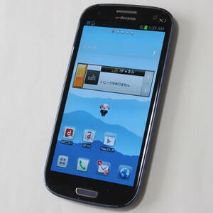 GALAXY SC-06D ブルー docomo 判定〇 現状品 #3751