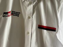 トヨタ GAZOO RACING GR ガズーレーシング 　ＷＥＣ シャツ　長袖シャツ　 ＵＳＥＤ　メンズ　Mサイズ　非売品_画像6