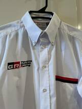 トヨタ GAZOO RACING GR ガズーレーシング 　ＷＥＣ シャツ　長袖シャツ　 ＵＳＥＤ　メンズ　Mサイズ　非売品_画像1