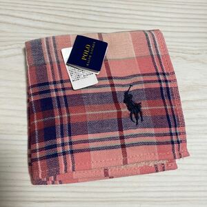 POLO RALPH LAUREN ポロラルフローレン タオルハンカチ 片面ガーゼ素材 未使用