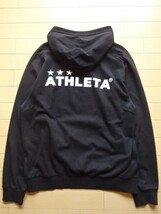 【ATHLETA】トレーニングジャージ 上下セット ブラック SIZE:O (アスレタ,カフェドブラジル,フットサル)_画像5