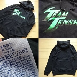 【那須川天心】TEAM TENSHIN ロゴ スウェットパーカー ブラック SIZE:LARGE (キックボクシング,格闘技,RIZE,RIZIN)の画像5