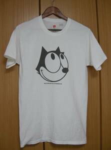 FELIX THE CAT プリントＴ-シャツ　メンズＳ　白　フィリックス　Ｔ－シャツ　半袖　CAFE PRESS　