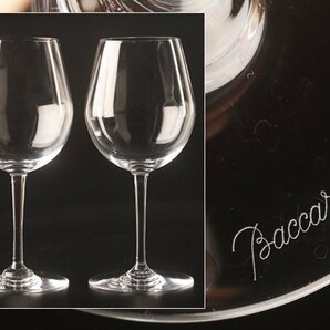 【流】Baccarat バカラ ペアワイングラス TS482の画像1
