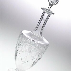 n599 Baccarat バカラ クリスタル 最高級シリーズ マレンヌ カット 大型 デキャンタ 33.5cmの画像1