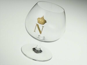 n294 Baccarat バカラ クリスタル ナポレオン 金彩 Nマーク ブランデーグラス