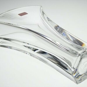 n361 Baccarat バカラ クリスタル ギンコ ベース 花瓶 飾壷の画像3