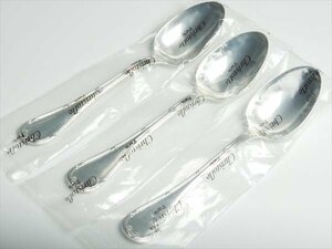 k165 Christofle Chris to full silver plate high class cutlery ryu van spoon 20.5cm 3pcs
