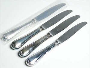 k166 Christofle Chris to full silver plate high class cutlery ryu van knife 24.5cm 4pcs