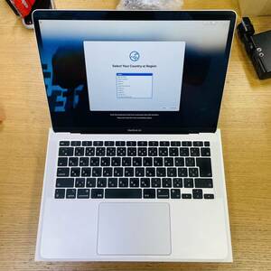 MacBook Air 13インチ MGNA3J/A 2020 Apple M1 8GB 512GB 333回 90% シルバー NN1025