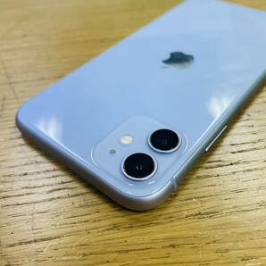 Apple iPhone 11 64GB MWLX2J/A パープル バッテリー78% 修理推奨 SIMフリー au判定◯ NN975の画像8