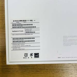 Apple MacBook Air 13インチ 2020 M1 16GB 512GB 充放電回数267回 バッテリー82% 箱付属品あり NN892 の画像9