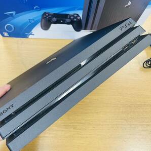 SONY プレ4 PlayStation 4 PS4 Pro 本体 ジェットブラック SONY CUH-7000B NN1007の画像3