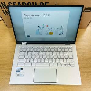 ASUS Chromebook シルバー C434TA Core M3-8100Y 8GB 64GB ノートPC NN1223 の画像1