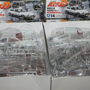 ジャンク欠品多数 アオシマ1/24AE86スプリンタートレノ まとめ売り 6台分 欠品多数部品取り用の画像3