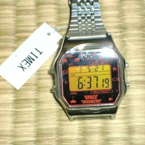TIMEX80 スペースインベーダー シルバー タイメックス 金属製 タイトー 腕時計の画像10