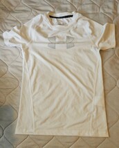 Tシャツ 半袖 ホワイト 半袖Tシャツ　アンダーアーマ　ドライフィツト　水着　水遊び　子供用_画像1