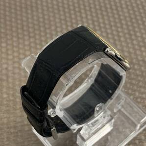 ☆13212 SEIKO クレドール/CREDOR SS×18KT BEZEL 5A74-0020 腕時計 クオーツ 純正レザーベルト☆の画像5