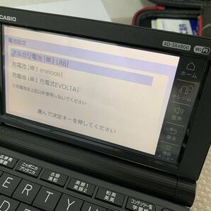 ★13574 美品 カシオ/CASIO EX-word 電子辞書 XD-SX4800BK ブラック 動作OK EVAケース付き★の画像3