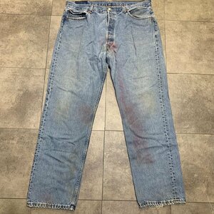 MEXICO製 00年代 Levi's 501 ビンテージ デニム 38×32 刻印190 MADE IN MEXICO 00s