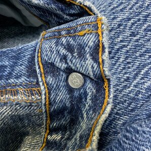 USA製 80年代 Levi's 501 ビンテージ デニム 33×30 刻印522 MADE IN USA 80s 脇割り ハチマルの画像7