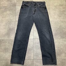 GUATEMALA製 00年代 Levi's 501 ビンテージ ブラックデニム 34×34 刻印977 MADE IN GUATEMALA 00s 後染め_画像1