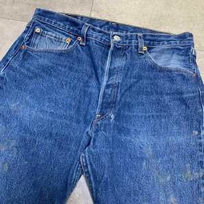 MEXICO製 90年代 Levi's 501xx ビンテージ デニム 34×30 刻印647 MADE IN MEXICO 90sの画像8