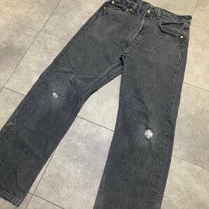 USA製 90年代 Levi's 501 ビンテージ デニム 33×30 刻印653 MADE IN USA 90s 先染めの画像8