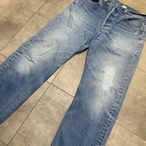 MEXICO製 00年代 Levi's 501 ビンテージ デニム 34×36 刻印647 MADE IN MEXICO 00sの画像9