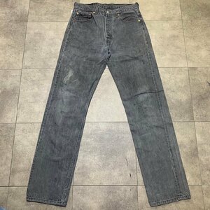 USA製 90年代 Levi's 501 ビンテージ デニム 32×34 刻印501 MADE IN USA 90s 後染め サルファー