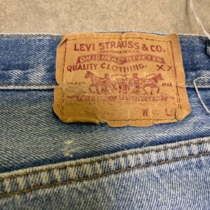 USA製 90年代 Levi's 501xx ビンテージ デニム 34×33 刻印546 MADE IN USA 90sの画像3