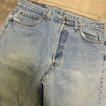 USA製 90年代 Levi's 501 ビンテージ デニム 34×34 刻印553 MADE IN USA 90s_画像9