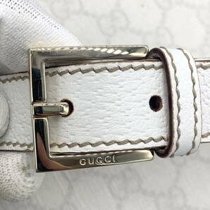 A4 美品【最高級の逸品】グッチ GUCCI シェリーライン GGスプリーム ショルダーバッグ サコッシュ 斜め掛け メッセンジャーバッグ メンズの画像9