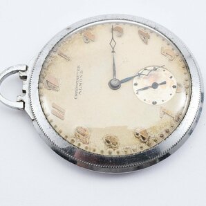 アーモンド クロノメーター ポケットウォッチ スモセコ 手巻き メンズ 腕時計 ALMONDの画像4
