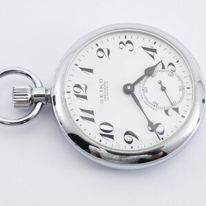 稼働品 セイコー 懐中時計 プレシジョン スモセコ 自動巻き メンズ 腕時計 SEIKOの画像4
