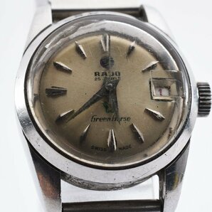 稼働品 ラドー グリーンホース デイト 759 自動巻き レディース 腕時計 RADOの画像1