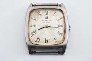 稼働品 ユニバーサルジュネーブ スクエア 842114 手巻き メンズ 腕時計 UNIVERSAL GENEVE