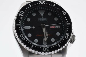稼働品 セイコー ダイバーズ デイデイト 7S26-0220 自動巻き メンズ 腕時計 SEIKO
