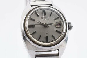 稼働品 セイコー マティックレディ デイト ラウンド 2517-0211 自動巻き レディース 腕時計 SEIKO