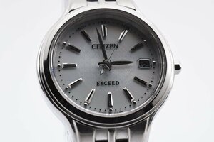 美品 シチズン エクシード H010-T014062 Y コンビ ラウンド クォーツ レディース 腕時計 CITIZEN