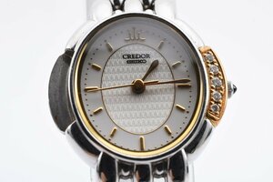 セイコー 石付き 18KT 2J81-5000 コンビ クォーツ レディース 腕時計 SEIKO