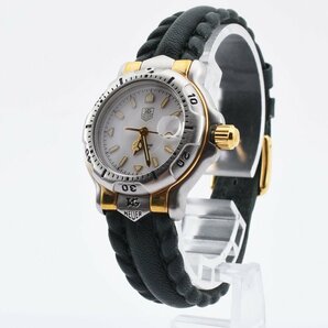 美品 タグホイヤー WH1351-K1 デイト コンビ クォーツ レディース 腕時計 TAGheuerの画像2