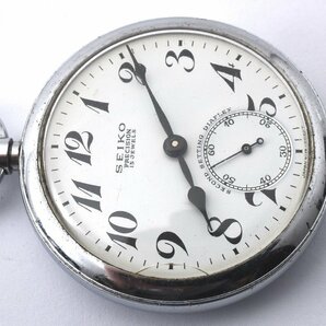 稼働品 セイコー 国鉄 プレシジョン 懐中時計 手巻き メンズ 腕時計 SEIKOの画像5
