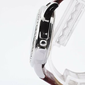 稼働品 カレン ルキア ストーンベゼル ラウンド シェル文字盤 7227 ソーラ レディース 腕時計 Kaleneの画像4