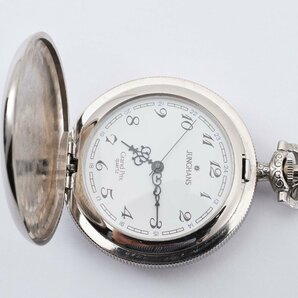 ユンハンス 懐中時計 グランプリ ラウンド 白文字盤 クオーツ メンズ 腕時計 JUNGHANSの画像4
