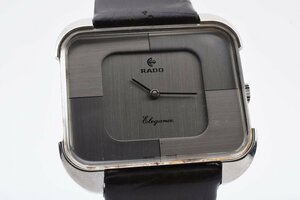 ラドー エレガンス スクエア 396.5020.4 クオーツ メンズ 腕時計 RADO