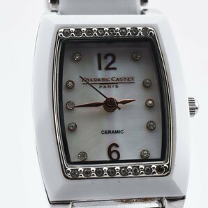 フレデリックカステ 石付き スクエア クォーツ レディース 腕時計 FREDERIC CASTETの画像1